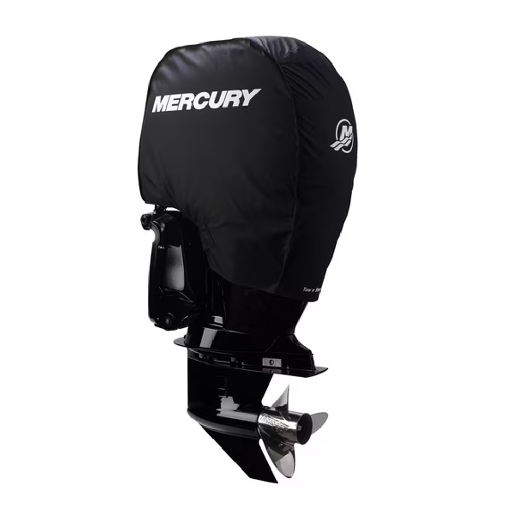 Mercury Marine Tow N Stow Outboard Cover 150hp FourStroke Black 8M0221492